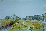 William Stanley Haseltine Famous Paintings - Castel Fusano--Near Rome